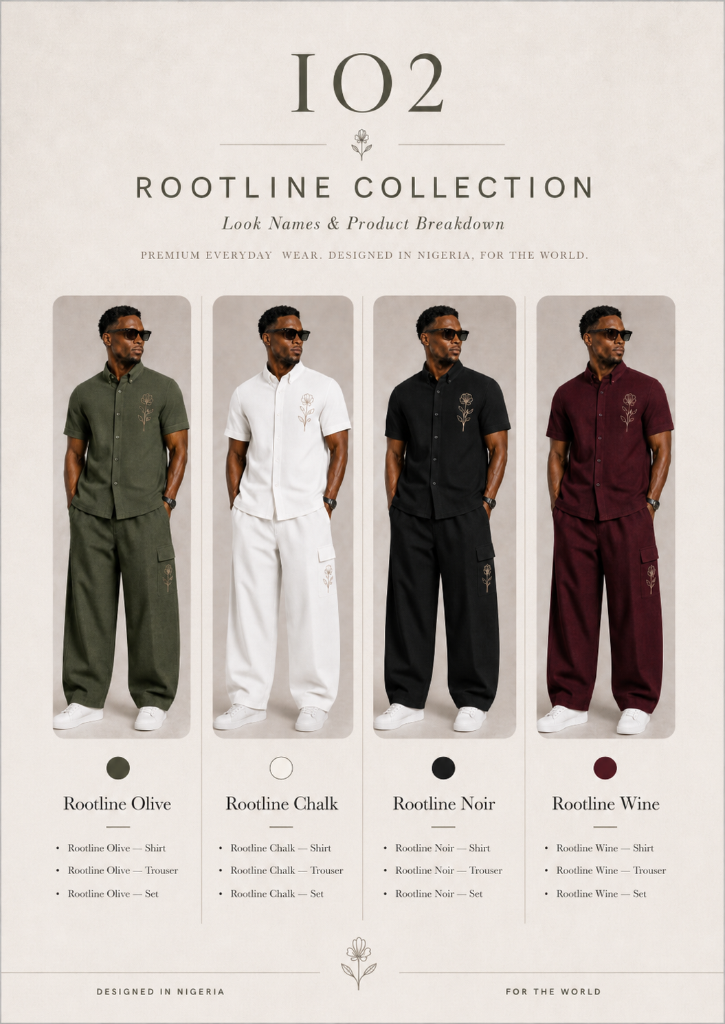 Rootline collection photography